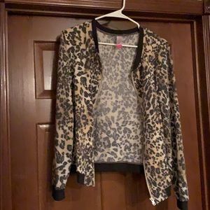 No boundaries cheetah bomber jacket